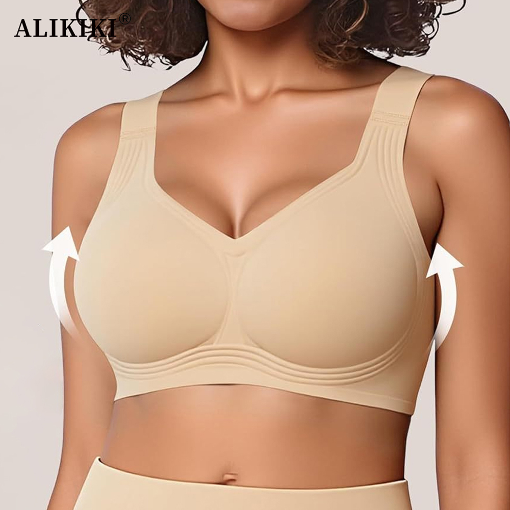 Seamless Push Up Jelly Bra Wir - T Shirt Bra Seamless ulasan dan harga