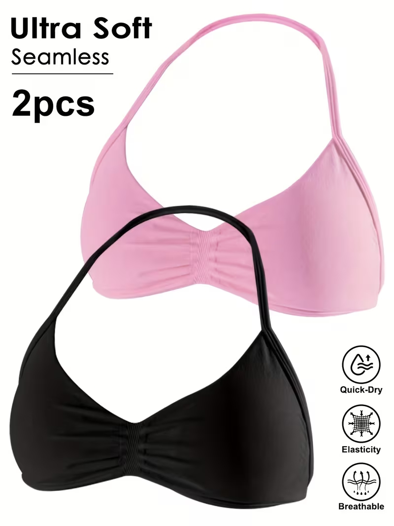 2pcs Seamless Sexy Open Back G - T Shirt Bra Seamless ulasan dan harga